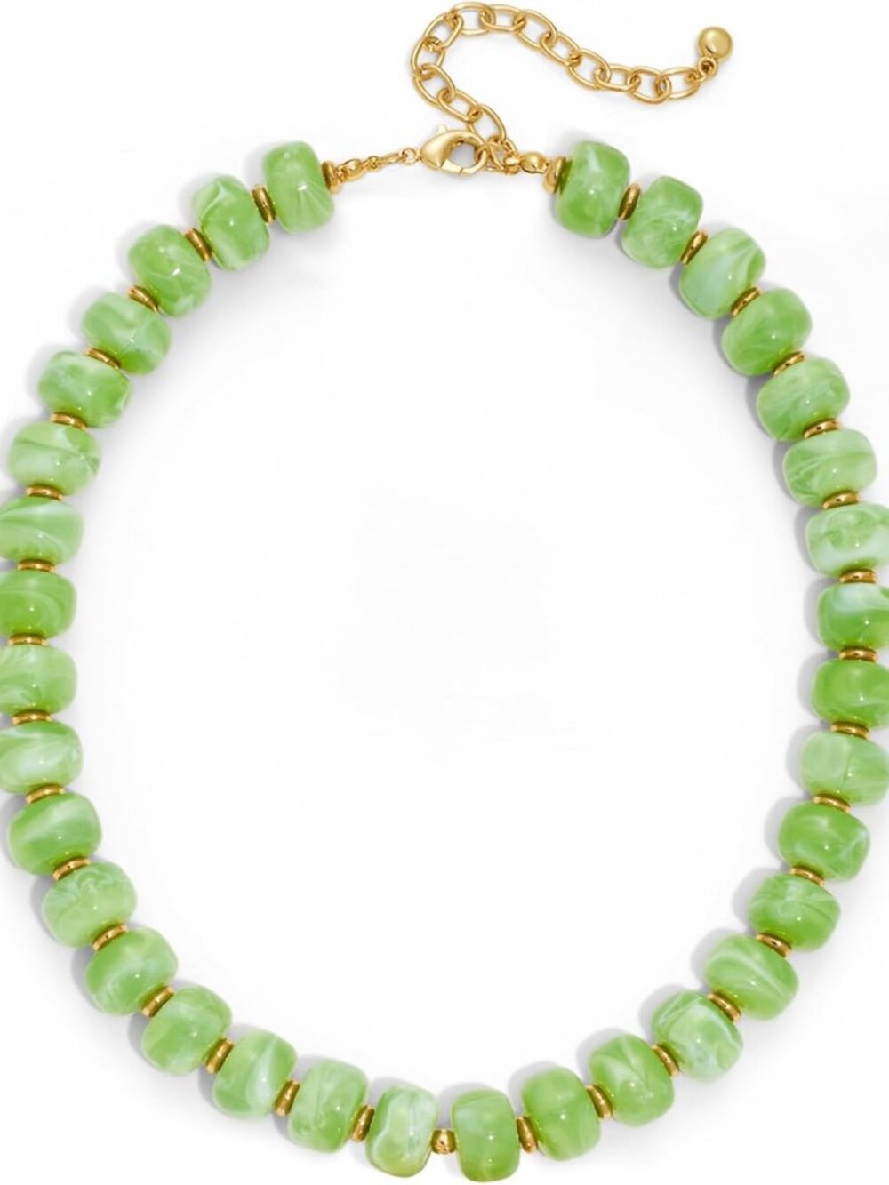 Resin Chunky Beaded Necklace for Women Minimalistic Modern Statement Necklace Je